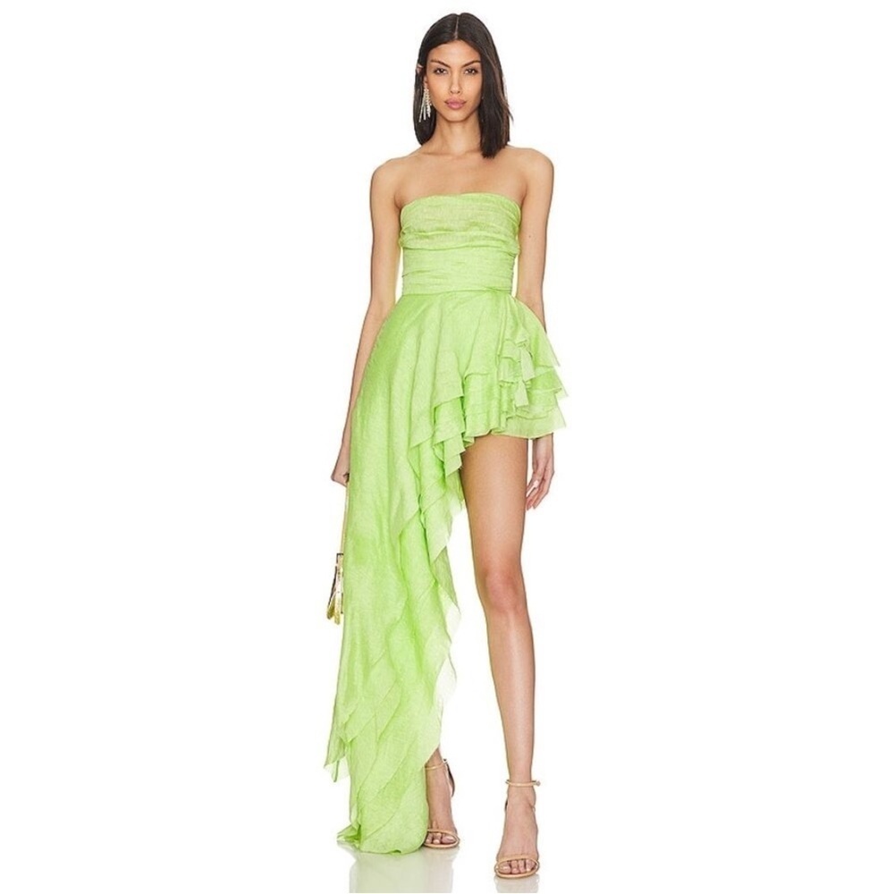 Bronx and Banco Tulum Neon Green Dress Size XS NWT
